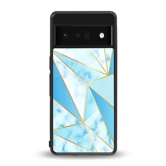French Marble back phone cover | glass case for google pixel 6 pro
