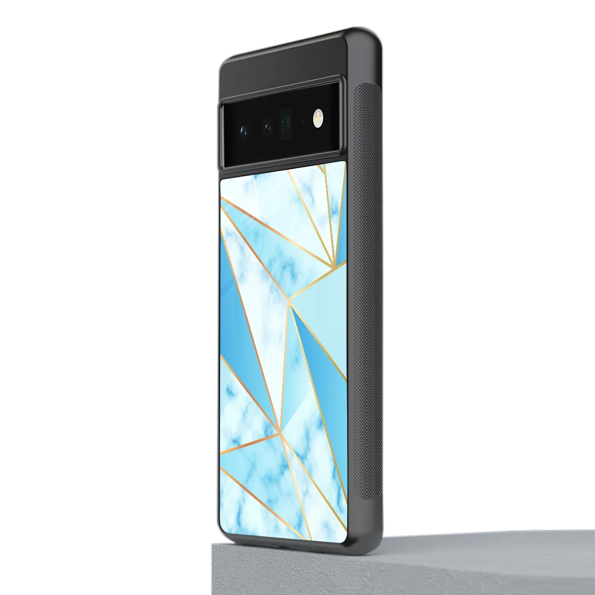 French Marble stylish phone case for google pixel 6 pro | glossy glass and slim fit