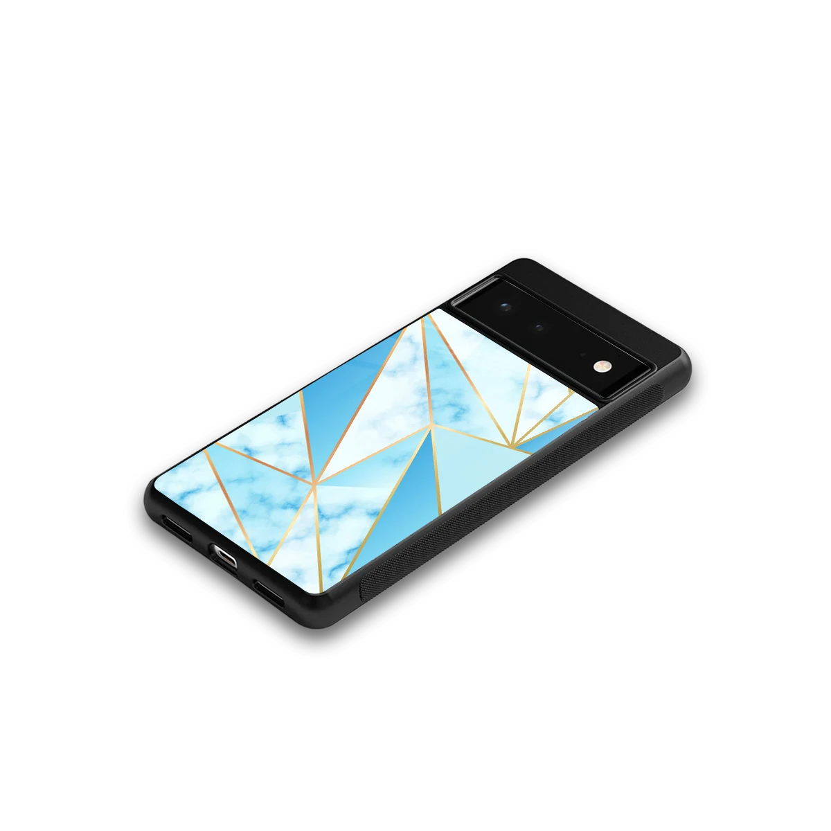 French Marble google pixel 6 mobile cover | shockproof glass phone case