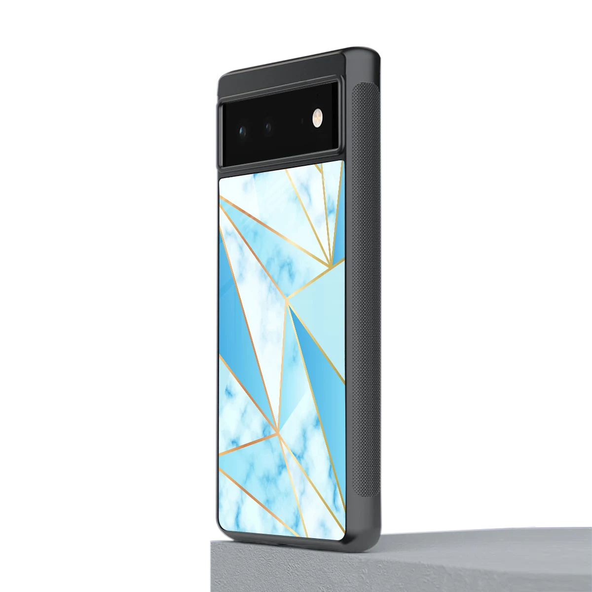 French Marble stylish phone case for google pixel 6 | glossy glass and slim fit