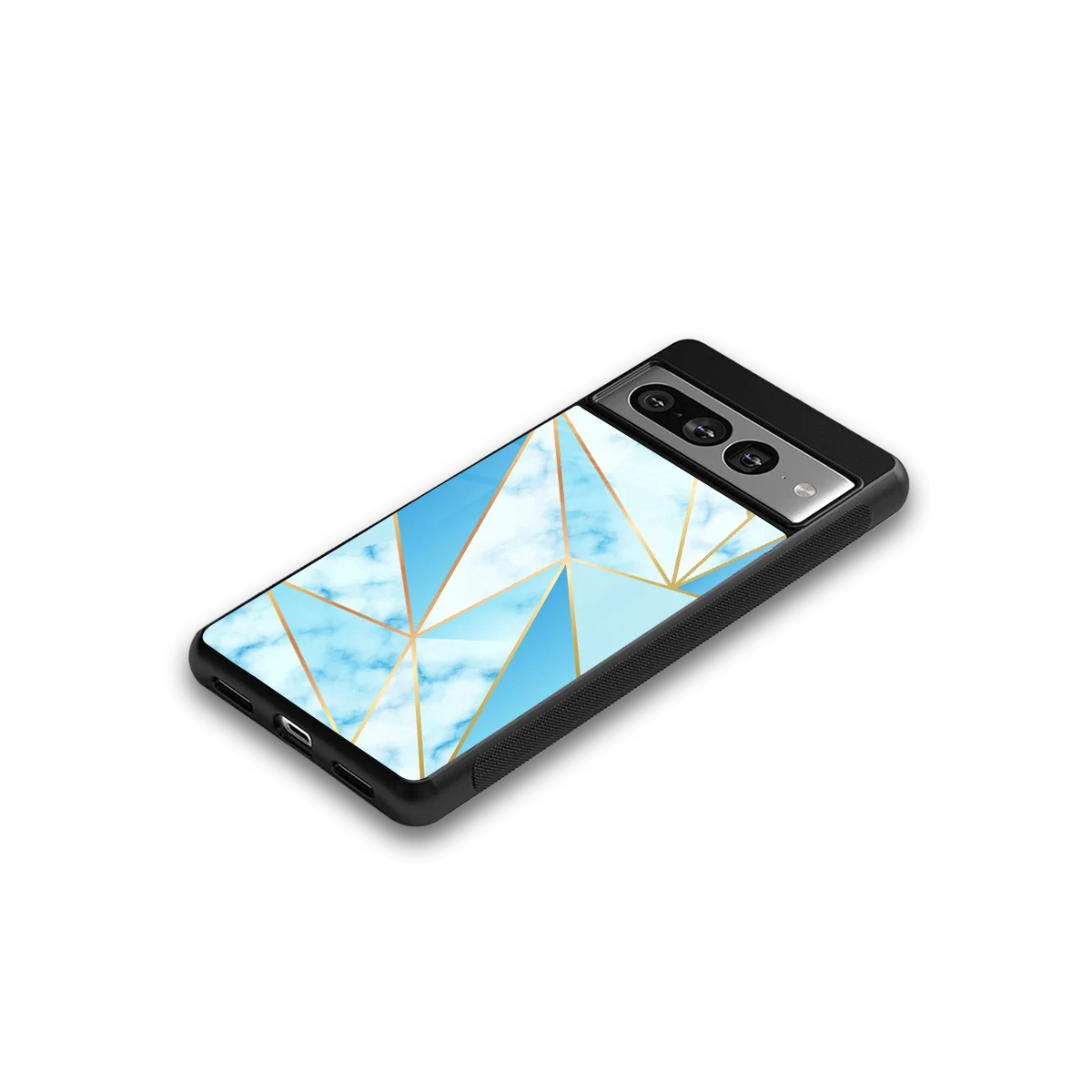 French Marble google pixel 7 pro mobile cover | shockproof glass phone case
