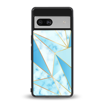French Marble back phone cover | glass case for google pixel 7a
