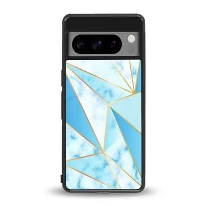 French Marble back phone cover | glass case for google pixel 8 pro