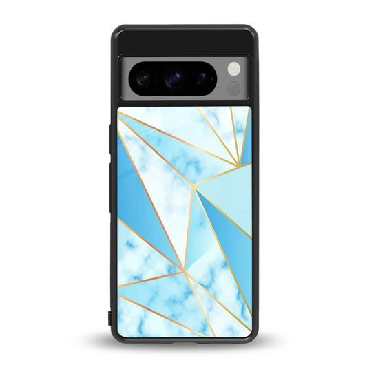 French Marble back phone cover | glass case for google pixel 8 pro