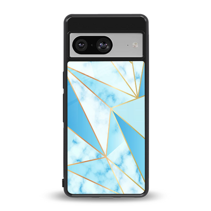 French Marble back phone cover | glass case for google pixel 8
