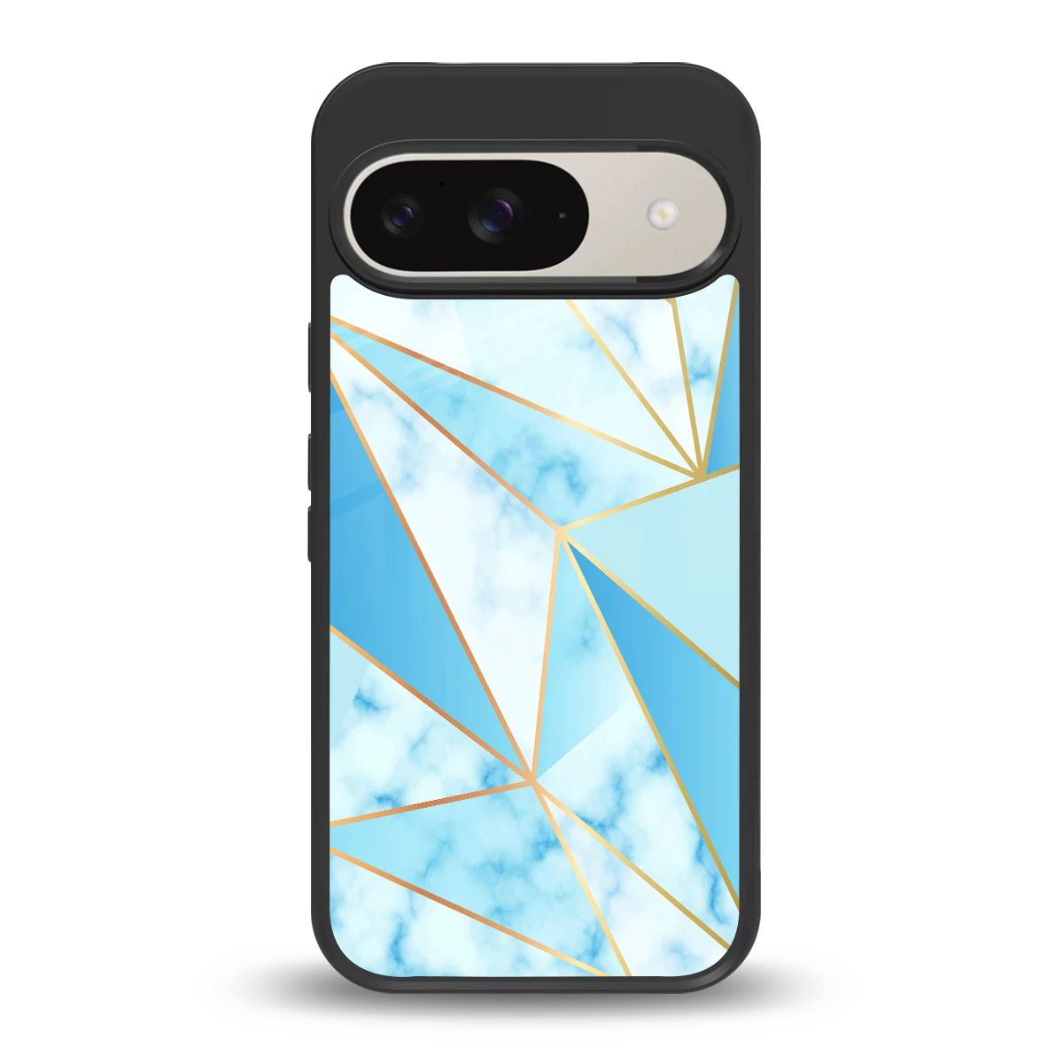 French Marble back phone cover | glass case for google pixel 9