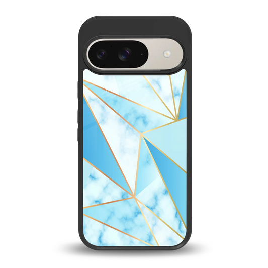 French Marble back phone cover | glass case for google pixel 9
