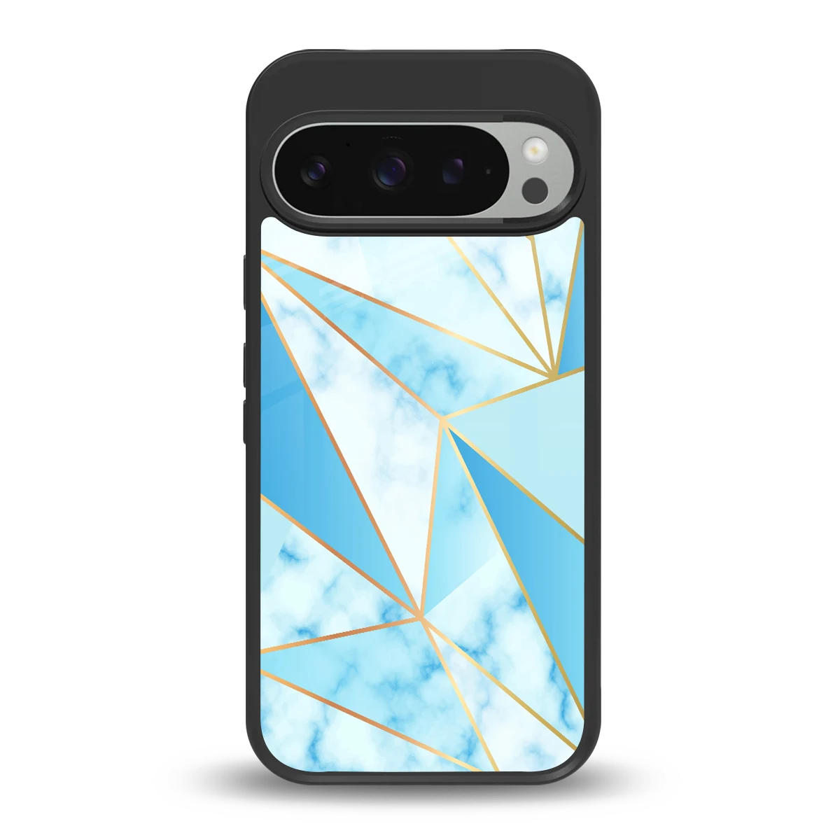 French Marble back phone cover | glass case for google pixel 9 pro