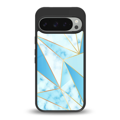 French Marble back phone cover | glass case for google pixel 9 pro xl