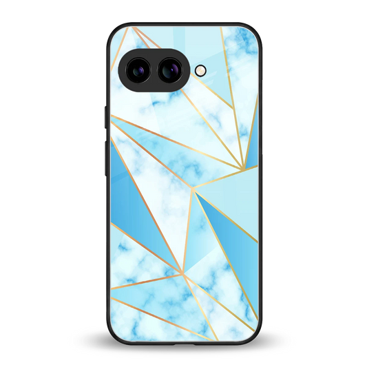French Marble back phone cover | glass case for google pixel 9a