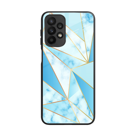 French Marble back phone cover | glass case for samsung galaxy a23