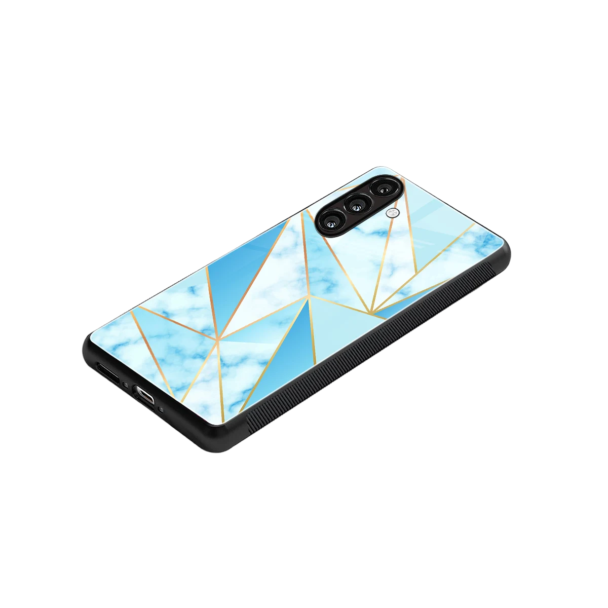 French Marble stylish phone case for samsung galaxy m35 5g | glossy glass and slim fit