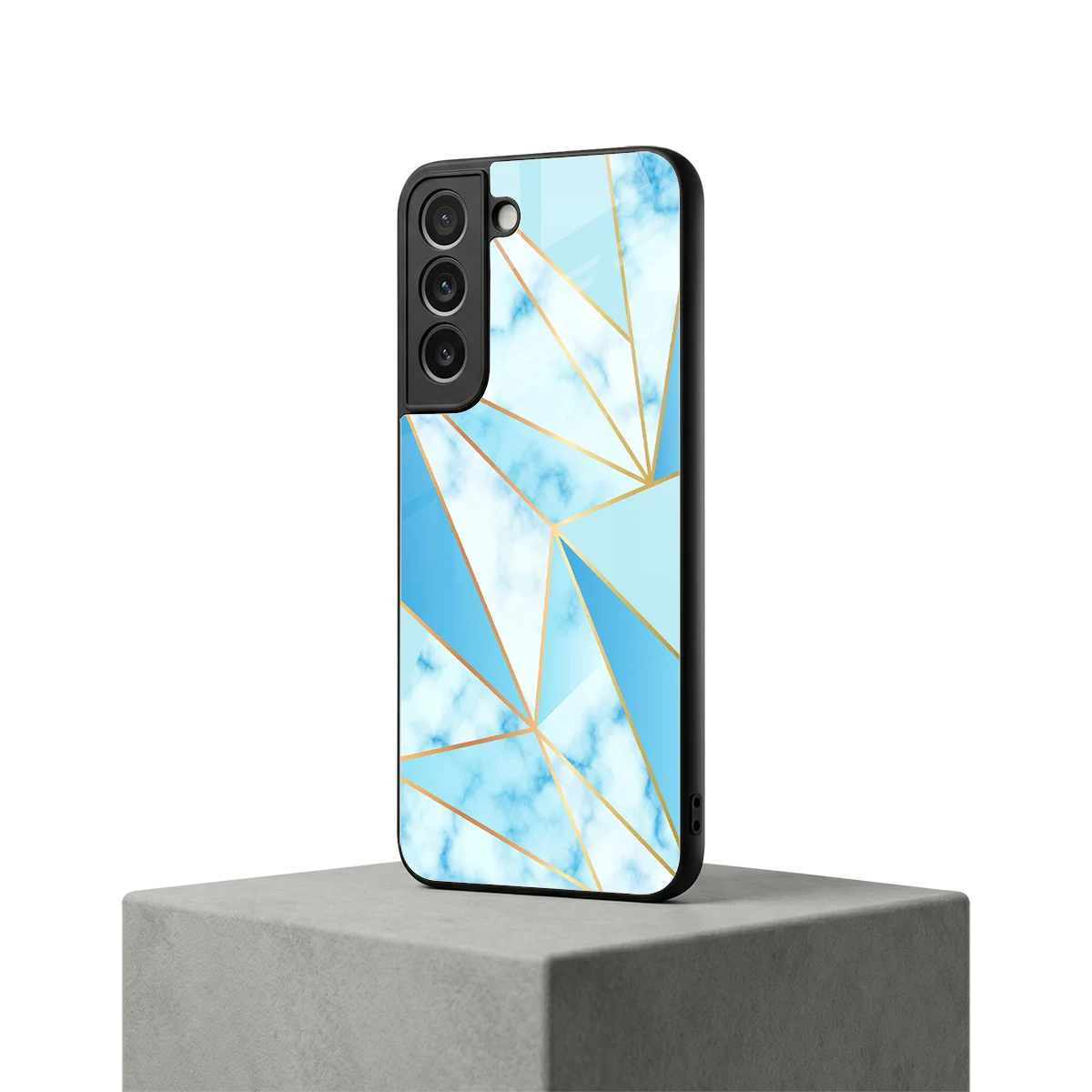 French Marble samsung galaxy s22 mobile cover | shockproof glass phone case