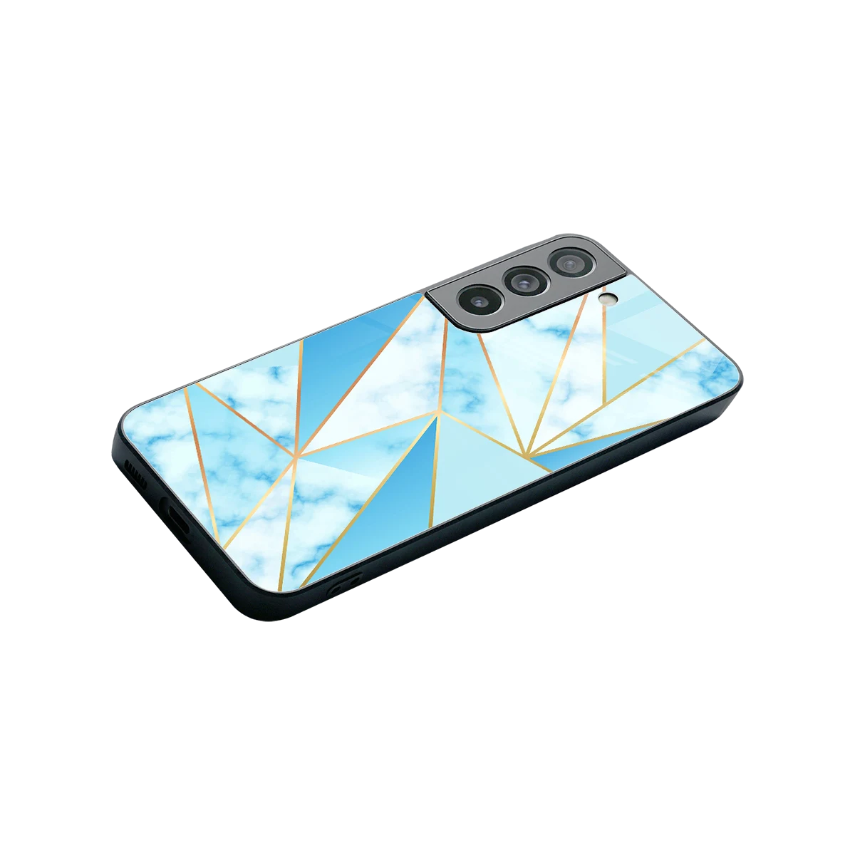 French Marble stylish phone case for samsung galaxy s22 | glossy glass and slim fit