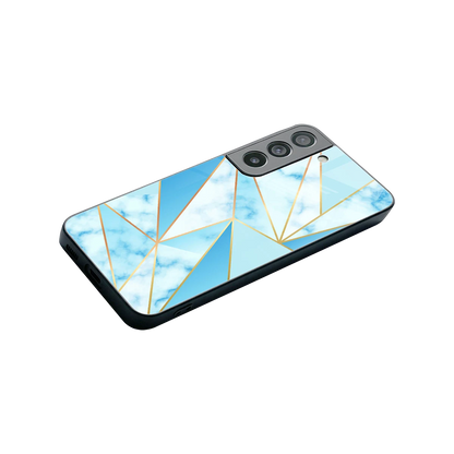 French Marble stylish phone case for samsung galaxy s22 | glossy glass and slim fit