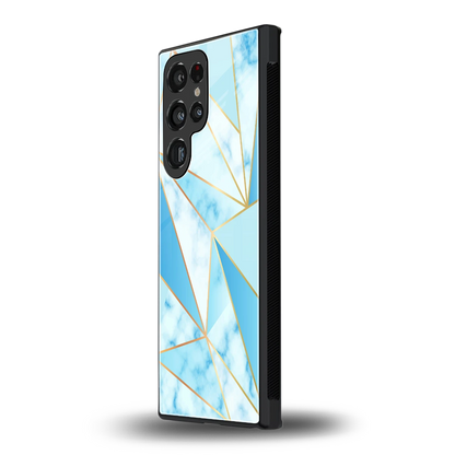 French Marble samsung galaxy s24 ultra mobile cover | shockproof glass phone case