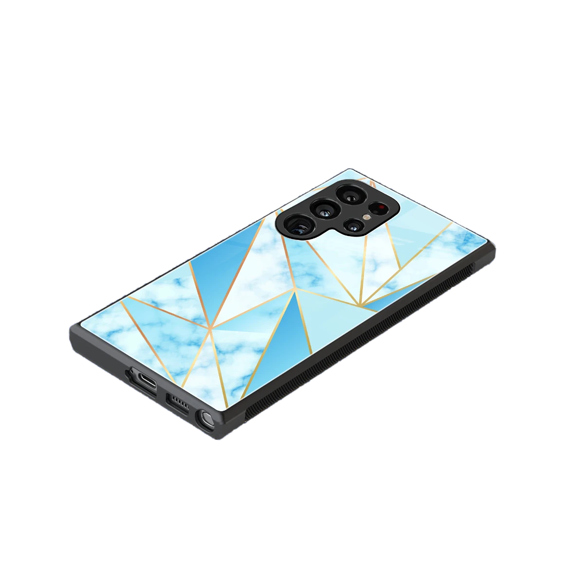 French Marble stylish phone case for samsung galaxy s24 ultra | glossy glass and slim fit