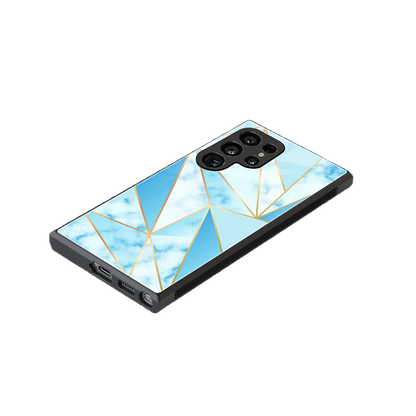 French Marble stylish phone case for samsung galaxy s24 ultra | glossy glass and slim fit