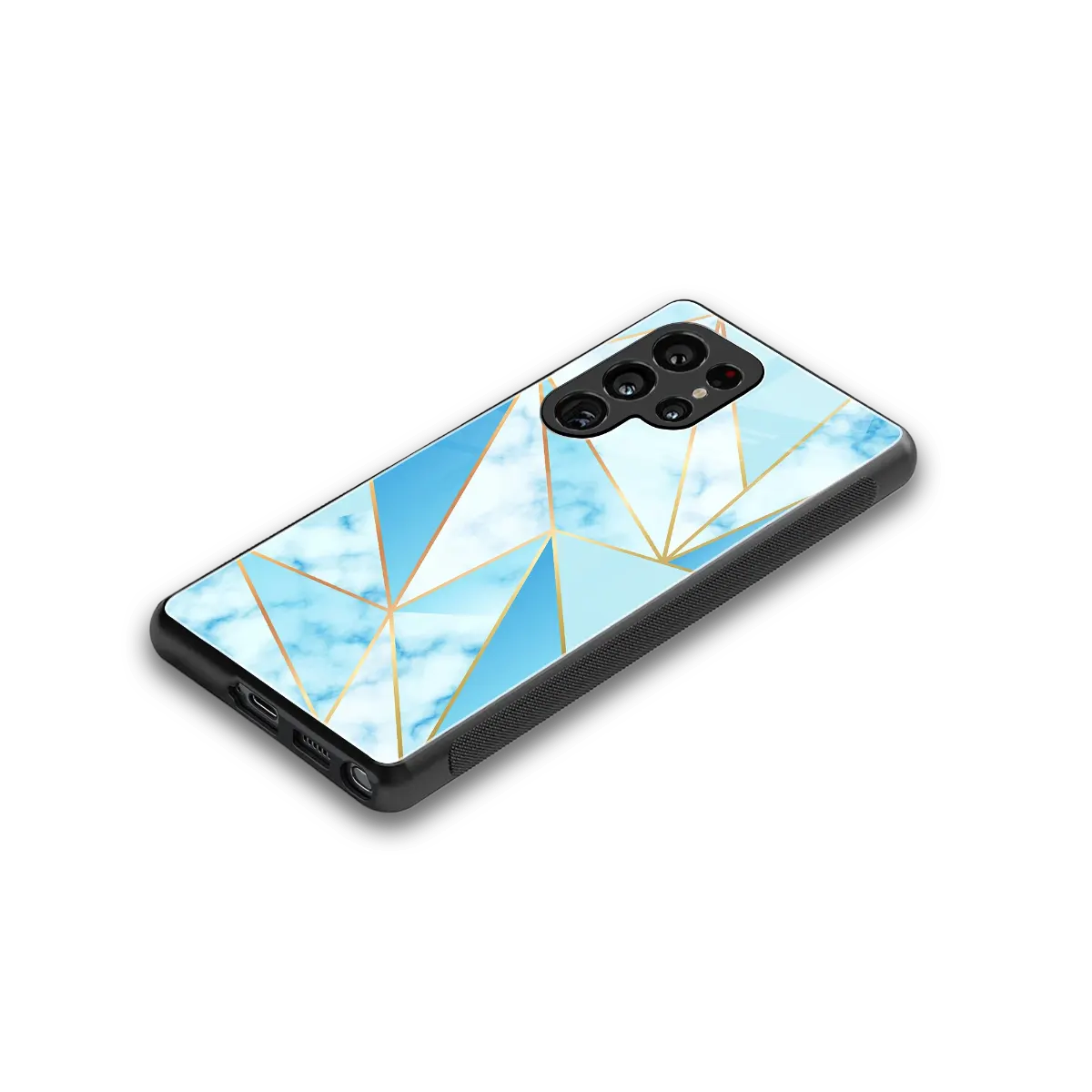 French Marble stylish phone case for samsung galaxy s25 ultra | glossy glass and slim fit