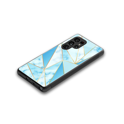 French Marble stylish phone case for samsung galaxy s25 ultra | glossy glass and slim fit
