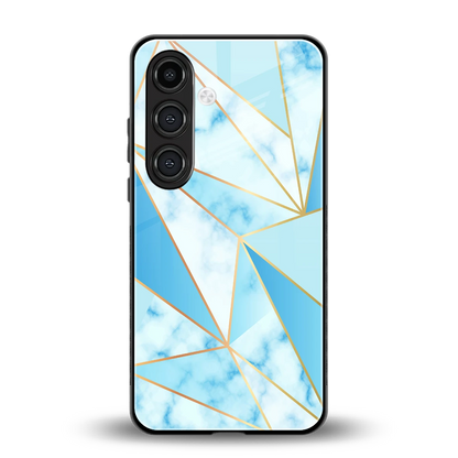 French Marble back phone cover | glass case for samsung galaxy s25