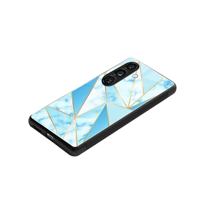French Marble stylish phone case for samsung galaxy s24 | glossy glass and slim fit
