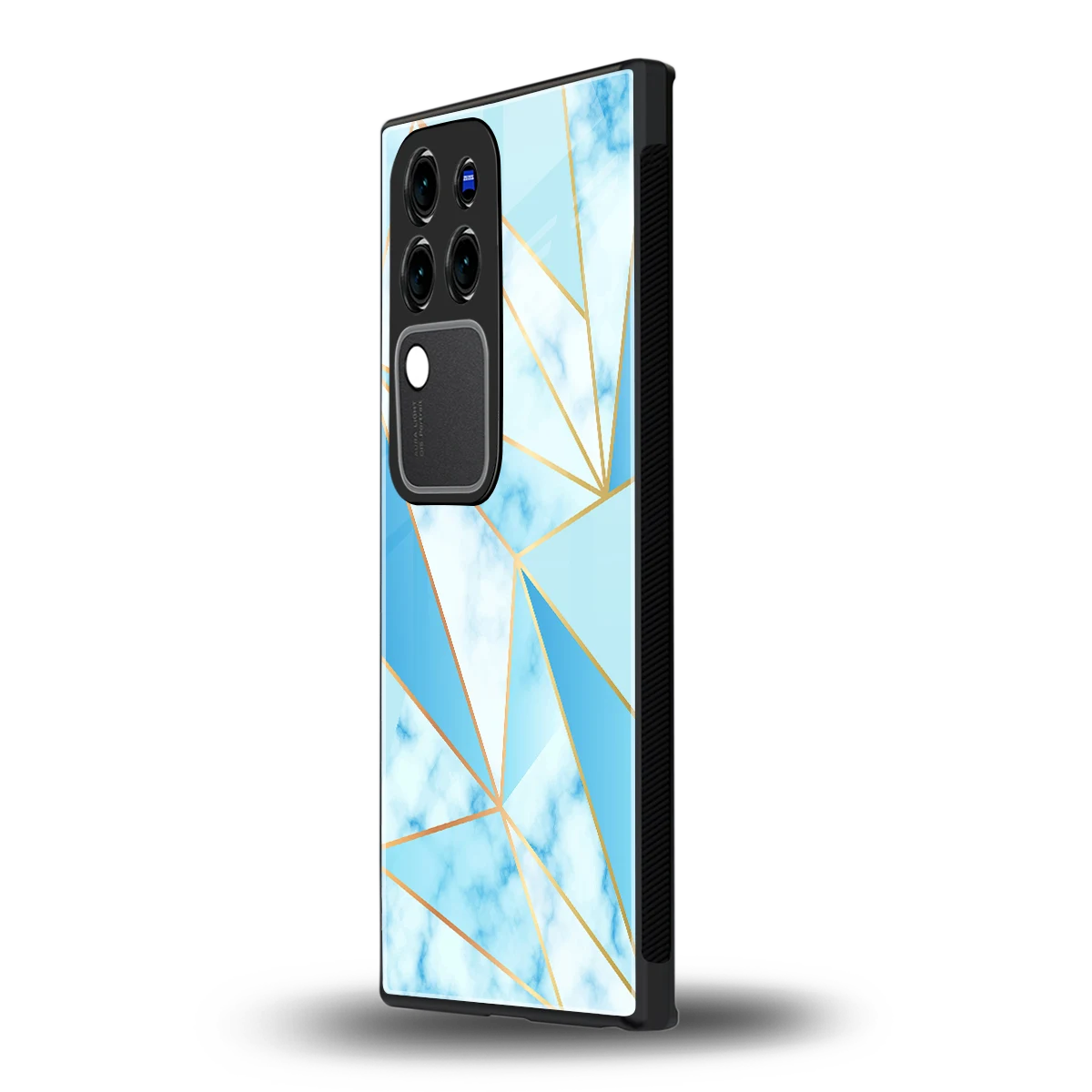 French Marblevivo v30 pro mobile cover | shockproof glass phone case