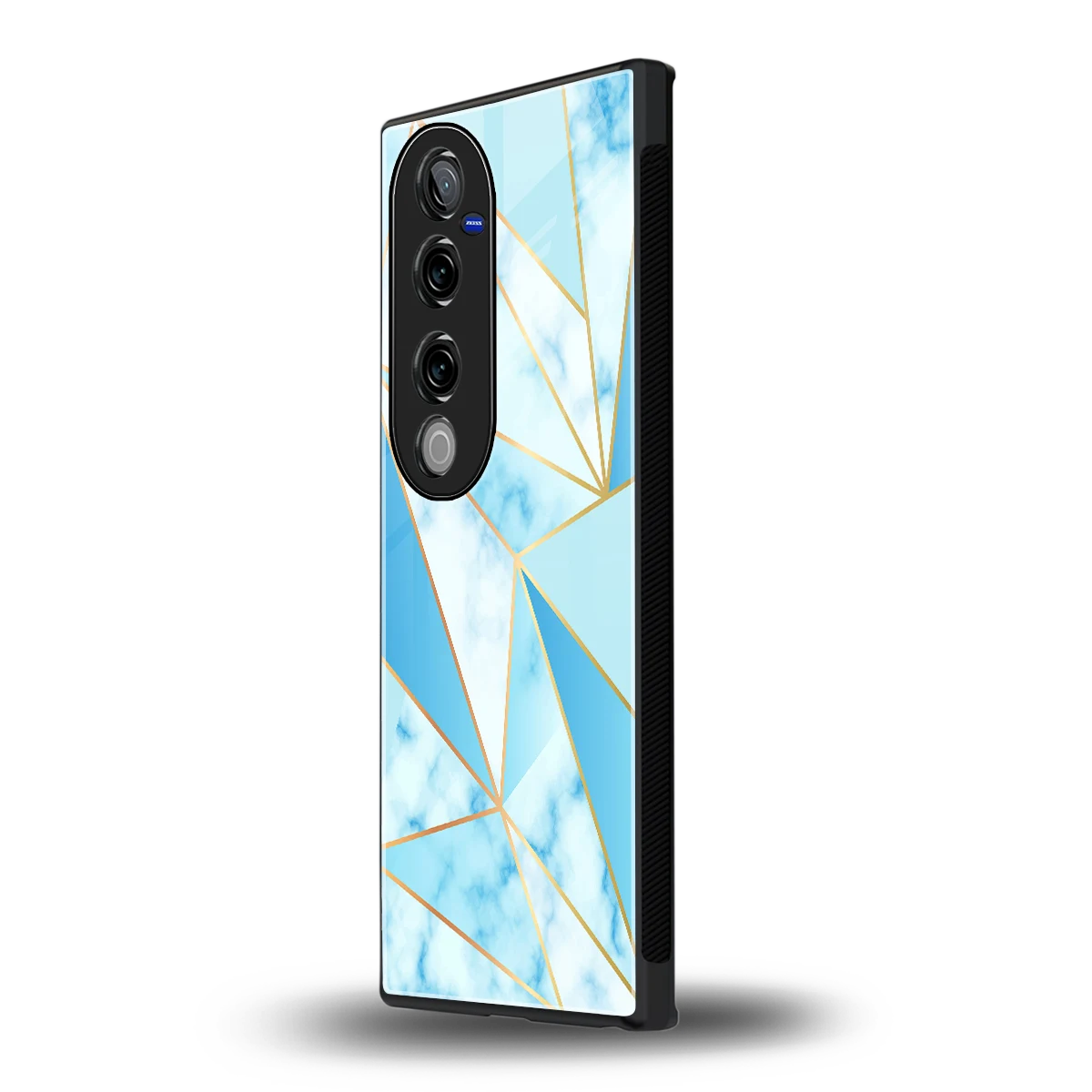 French Marble vivo v40 pro mobile cover | shockproof glass phone case