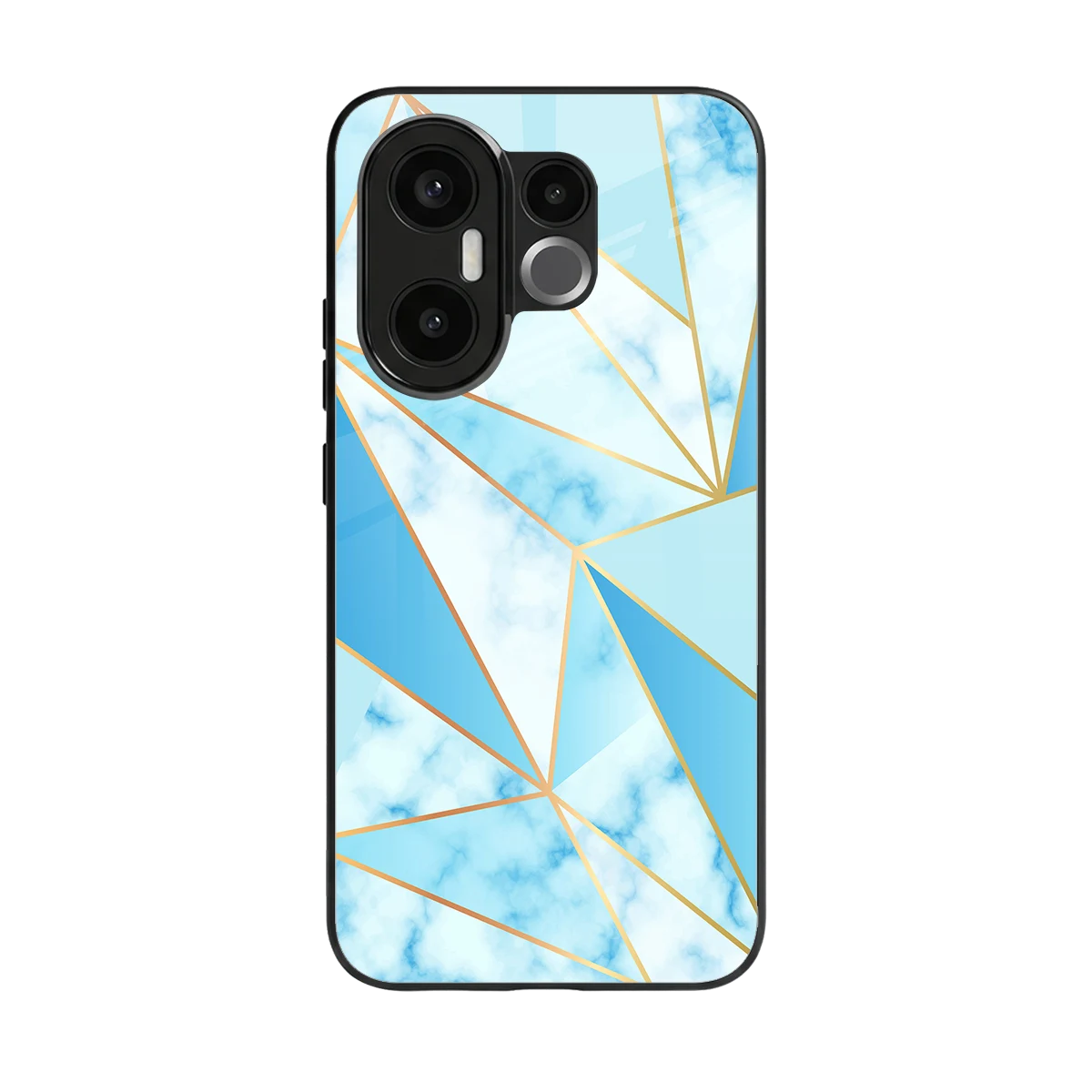 French Marble back phone cover | glass case for vivo x200 fe