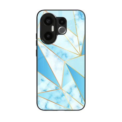 French Marble back phone cover | glass case for vivo x200 fe