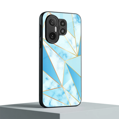 French Marble vivo x200 fe mobile cover | shockproof glass phone case