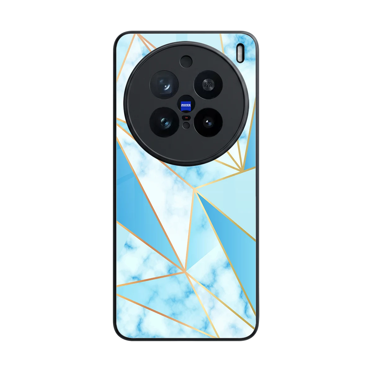 French Marble back phone cover | glass case for vivo x200 pro