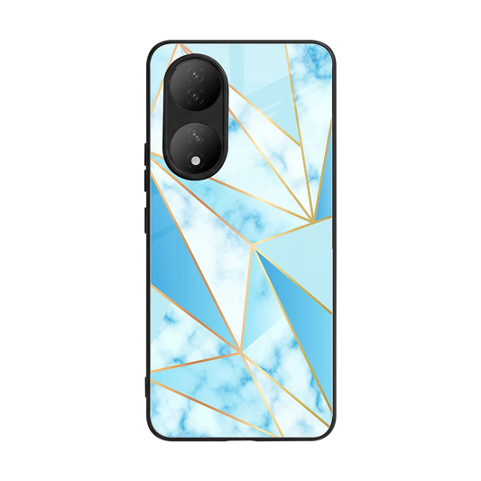 French Marble back phone cover | glass case for Vivo-y100