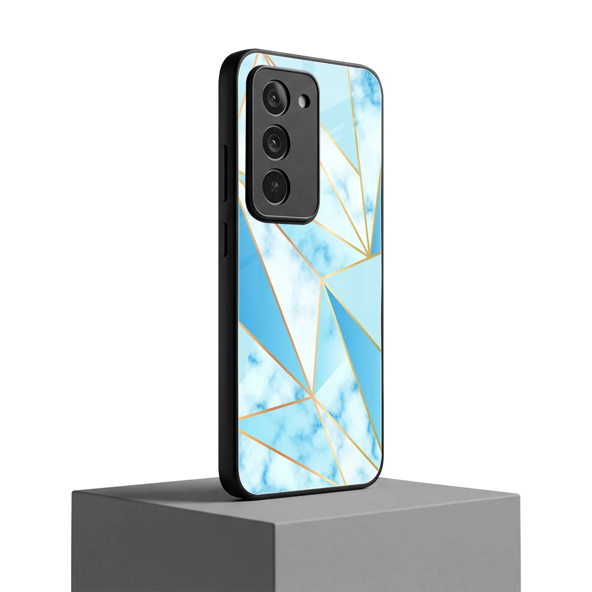 French Marble redmi 15 5g mobile cover | shockproof glass phone case