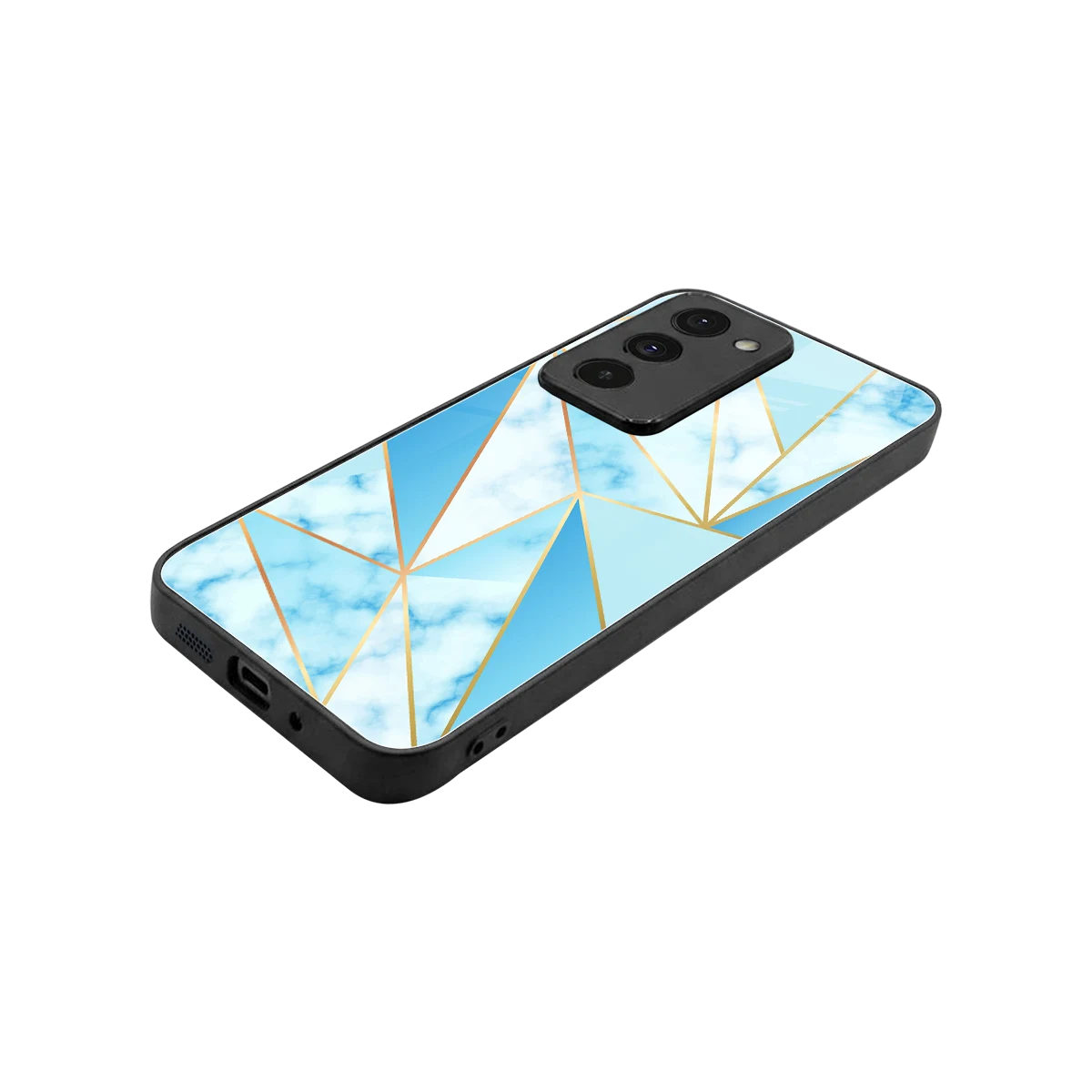 French Marble stylish phone case for redmi 15 5g | glossy glass and slim fit