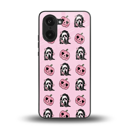 Friendly Ghost back phone cover | glass case for oneplus nord ce5 5g