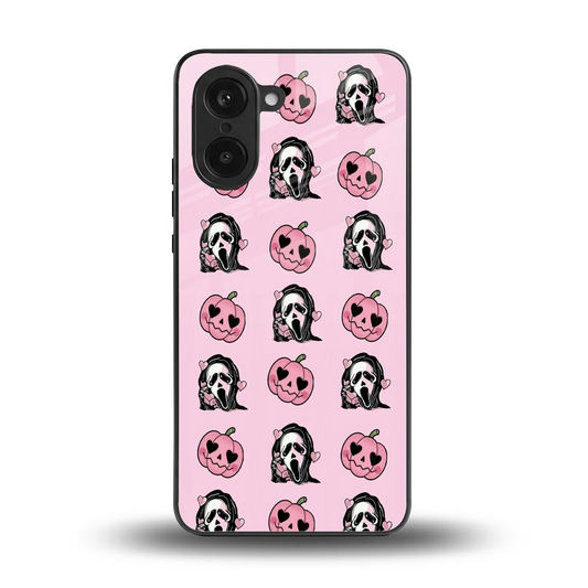 Friendly Ghost back phone cover | glass case for oneplus nord ce5 5g