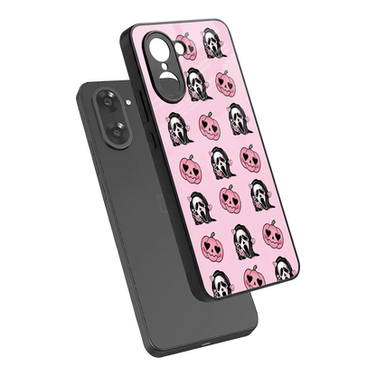 Friendly Ghost sleek oneplus nord ce5 5g cover with tempered glass back and TPU edges