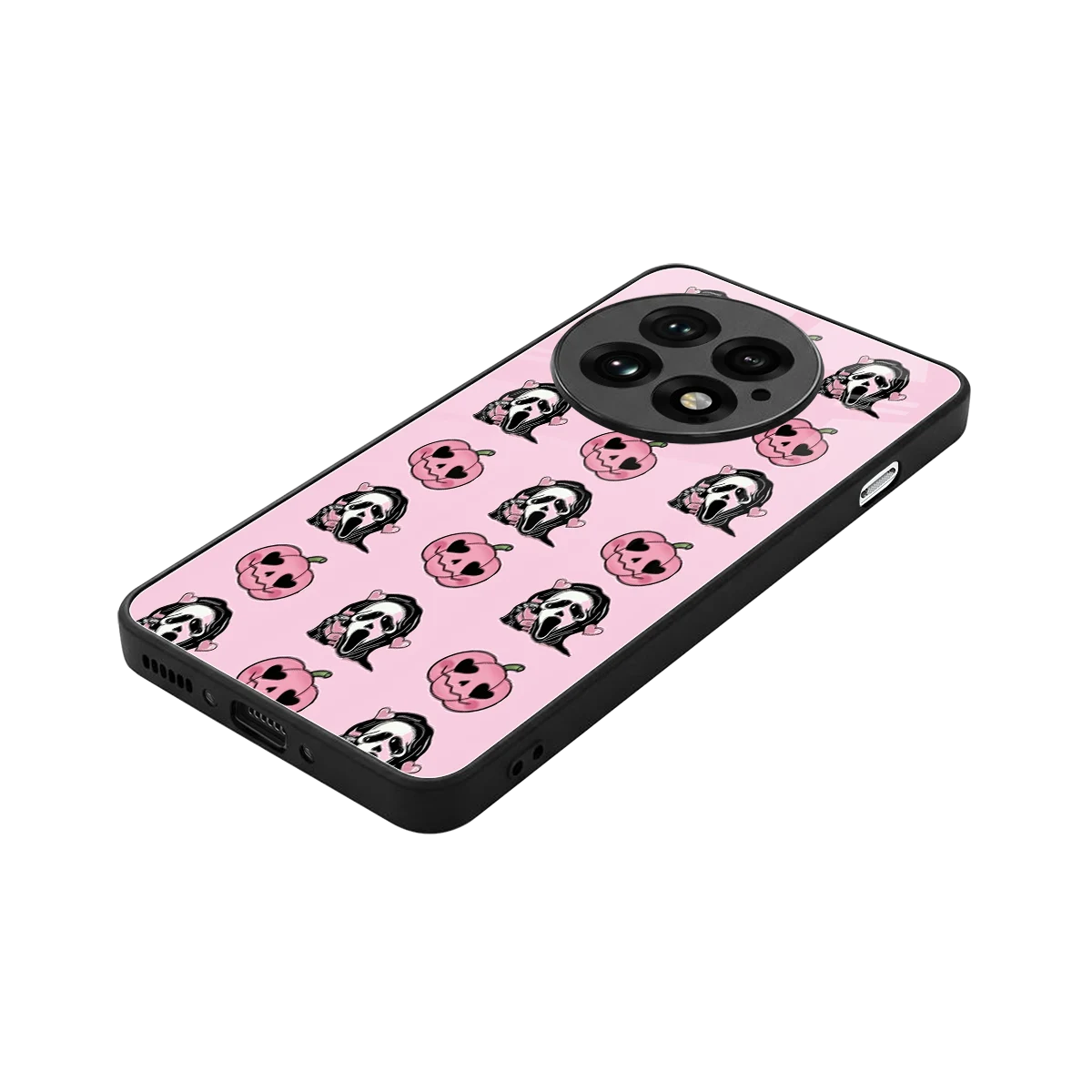 Friendly Ghost stylish phone case for oneplus 13 | glossy glass and slim fit