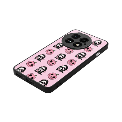 Friendly Ghost stylish phone case for oneplus 13 | glossy glass and slim fit
