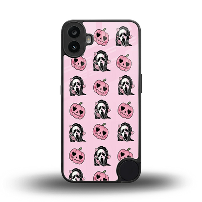 Friendly Ghost back phone cover | glass case for cmf nothing phone 1