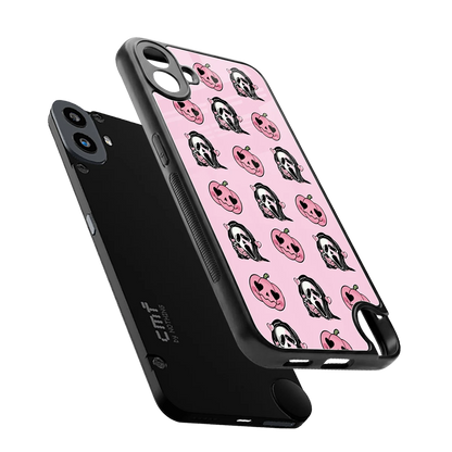 Friendly Ghost sleek cmf nothing phone 1 cover with tempered glass back and TPU edges