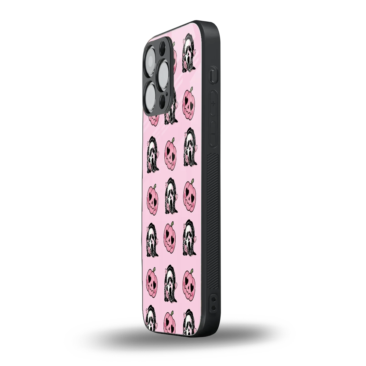 Friendly Ghost iphone 15 pro max mobile cover | shockproof glass phone case