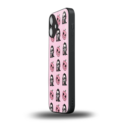 Friendly Ghost iphone 16 plus mobile cover | shockproof glass phone case