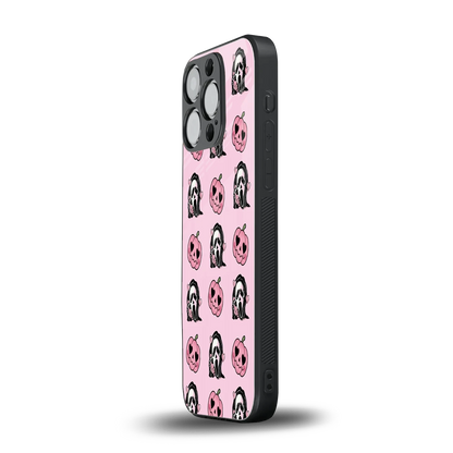 Friendly Ghost iphone 16 pro mobile cover | shockproof glass phone case