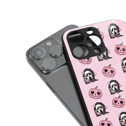 Friendly Ghost stylish phone case for iphone 15 pro | glossy glass and slim fit