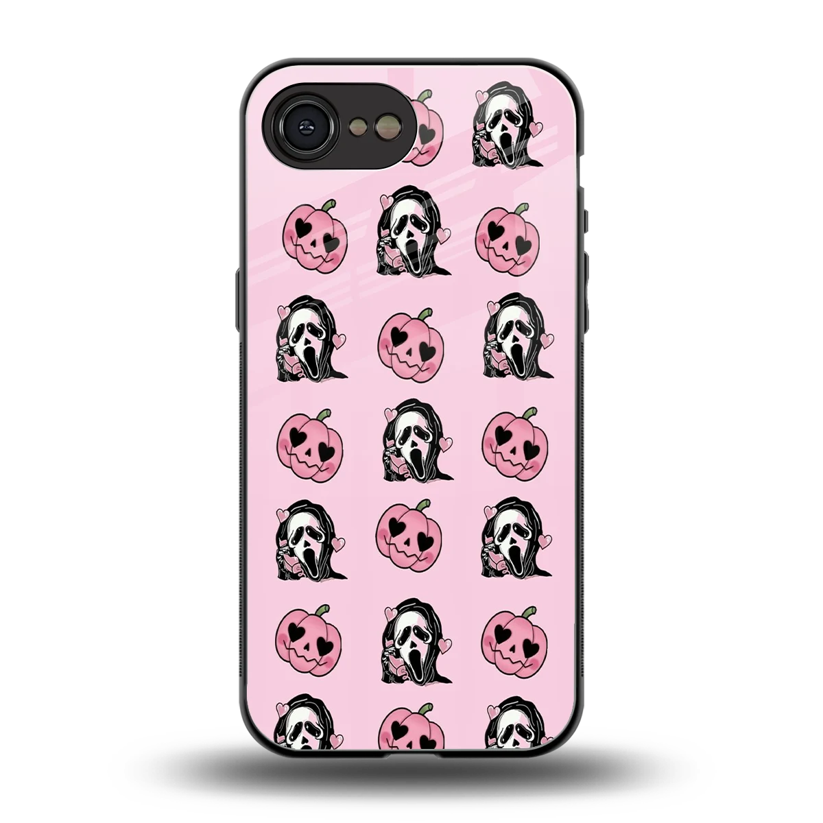 Friendly Ghost back phone cover | glass case for iphone 17e
