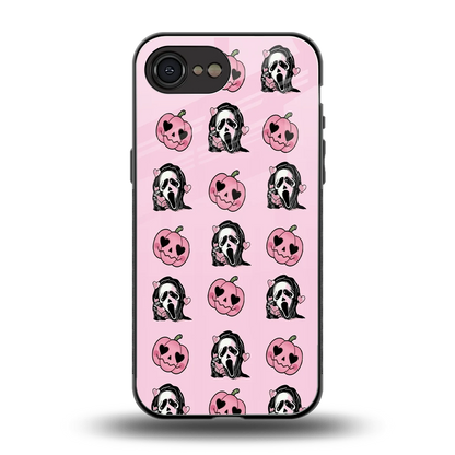 Friendly Ghost back phone cover | glass case for iphone 17e