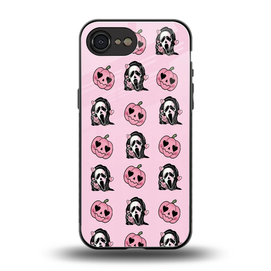 Friendly Ghost back phone cover | glass case for iphone 17e