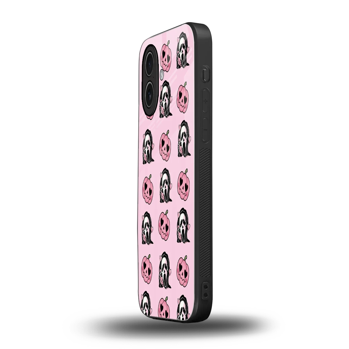 Friendly Ghost iphone 17 mobile cover | shockproof glass phone case